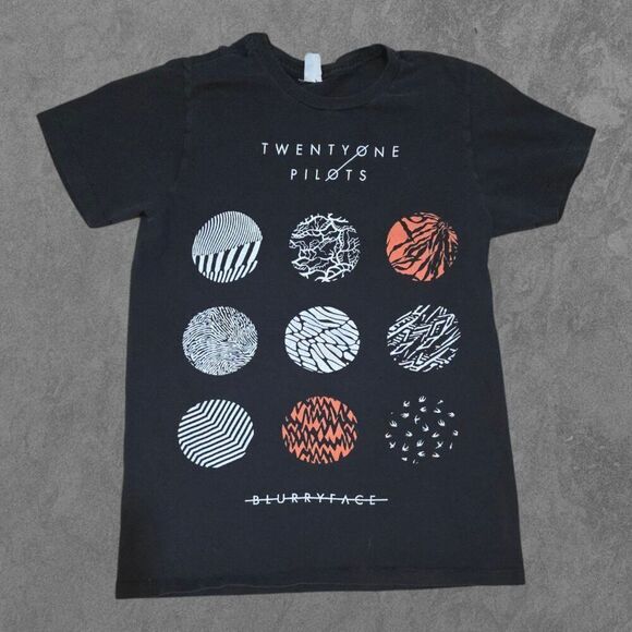 Twenty One Pilots Blurryface Tour Black T-Shirt Small Band Shirt - Picture 1 of 3